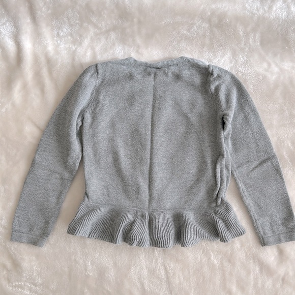 Gap Cotton Peplum Ruffle Sweater Size 5 - Picture 5 of 5